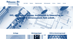 Desktop Screenshot of hakanssonsror.se